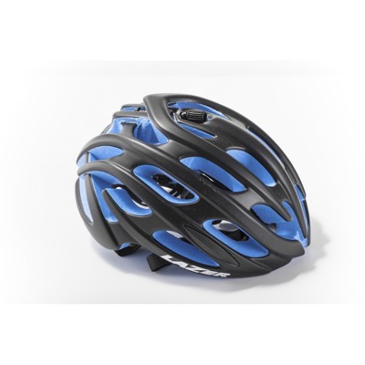 紀錄單車 比利時 LAZER BLADE 消光黑藍色 m55~59cm 公司貨 安全帽 頭盔 自行車 (10折)