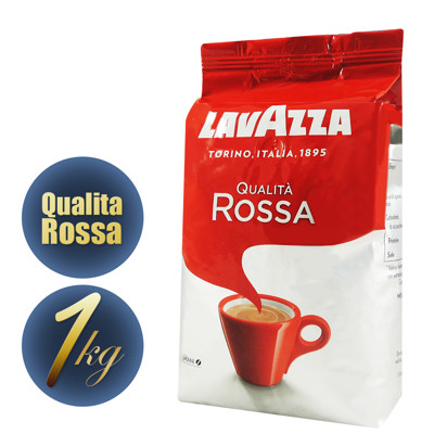 LAVAZZA QUALITA ROSSA 咖啡豆 1kg 義大利原裝進口 (7.4折)