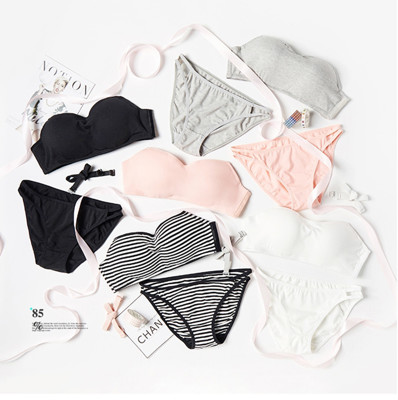 JoyNa 成套平口側扣爆乳超集中可拆肩帶內衣-2組入-FB86015 (5折)
