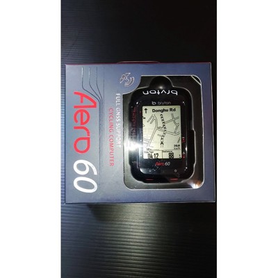 小謙單車全新bryton aero 60c gps自行車碼表(附無磁踏頻器)優惠價請詢問 (7.6折)