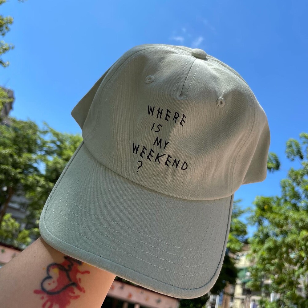 文青風文字棒球帽老帽防曬遮陽帽街頭鴨舌帽 生活市集