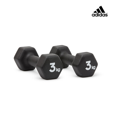 adidas 六角健身啞鈴(3kg)