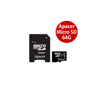Apacer 宇瞻 64G MicroSD U1 C10 Class10 記憶卡 適 行車紀錄器 (8.4折)