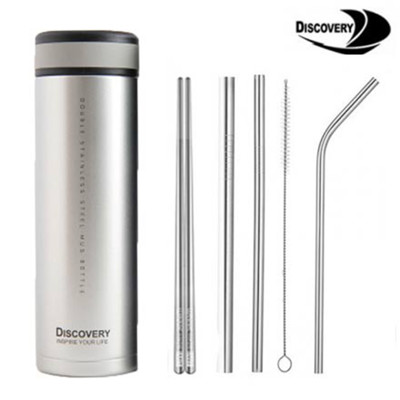 Discovery 輕盈保溫瓶 310ml +不銹鋼環保吸管餐具5件組 (8.6折)