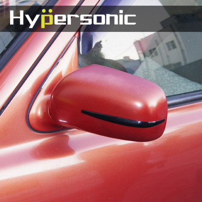 Hypersonic HP6166 後視鏡飾片-黑色 70*14MM 汽車防撞片 (8折)
