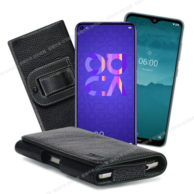Xmart for HUAWEI Nova 5T /Nokia 7.2 麗緻真皮腰掛皮套 (6.3折)