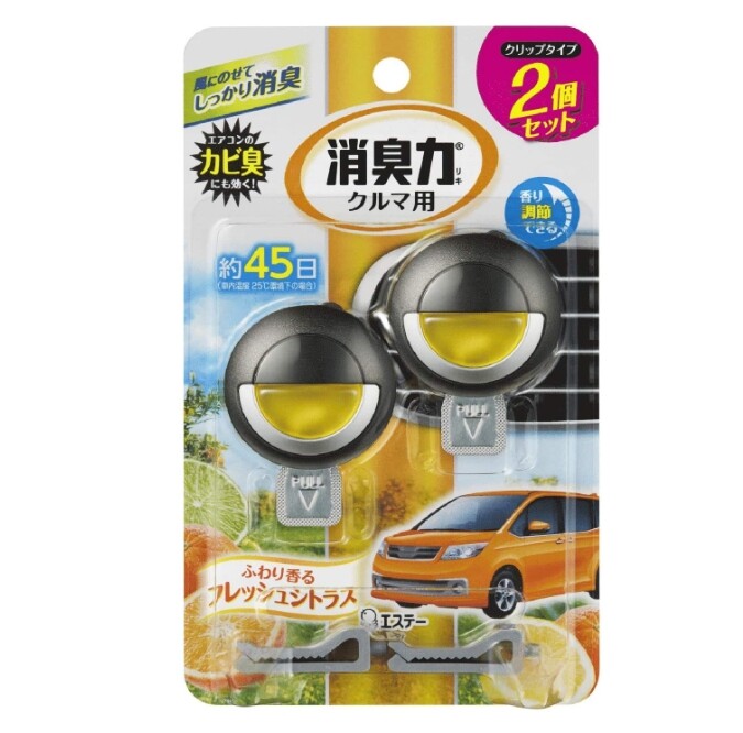 日本 雞仔牌 消臭力車用夾式芳香劑多款香氛薄荷除煙臭車用香氛 松果購物