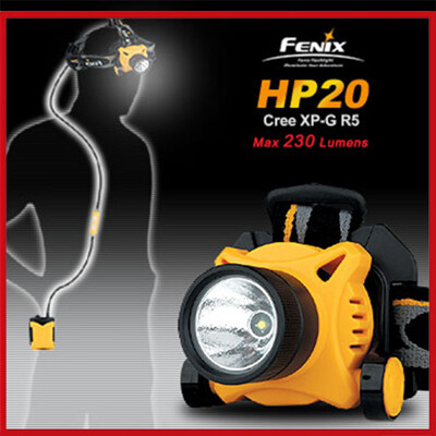 FENIX LED 分離式線控防水頭燈 #HP20 R5 (黑/黃)【AH07052】 (8.1折)