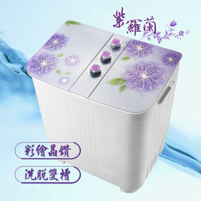 ZANWA晶華 4KG花漾雙槽洗衣機 ZW-168D (5.5折)