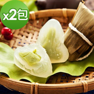 樂活e棧-包心冰晶Q粽子-抹茶2包(6顆/包)