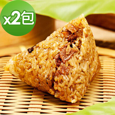 樂活e棧-三低招牌素滷粽子2包(6顆/包)