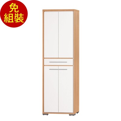 【原森道傢俱職人】卡蜜拉2x6.5尺雙面鞋櫃(雙色) 玄關櫃 展示櫃 收納櫃 (6折)
