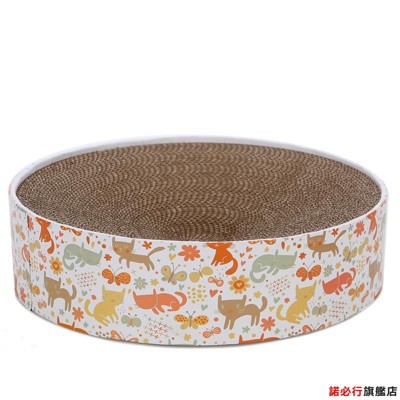 全館免運貓抓板窩磨爪器碗形瓦楞紙耐磨貓抓盆貓玩具貓抓板不掉屑貓咪用品 - 20斤內貓迷彩巨無霸 (10折)