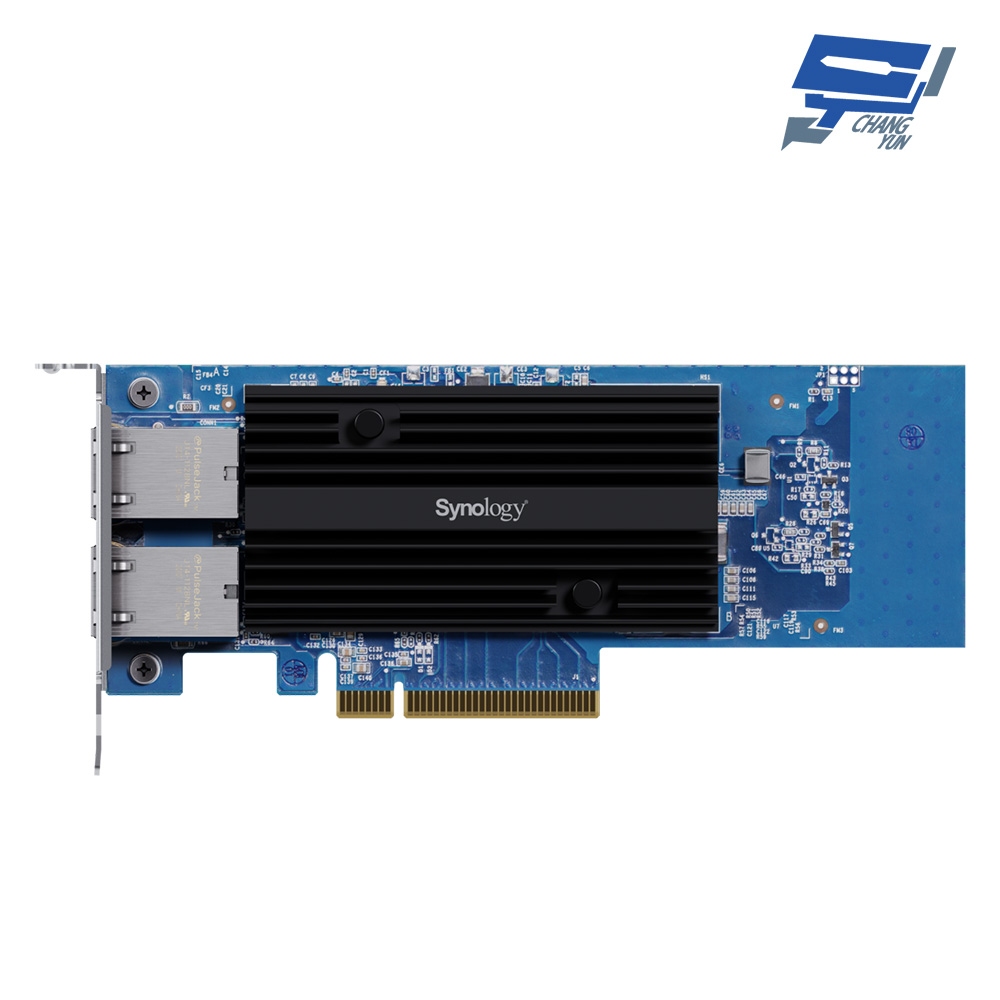 昌運監視器 Synology群暉 E10G30-T2 雙埠 10GbE 10GBASE-T 擴充卡