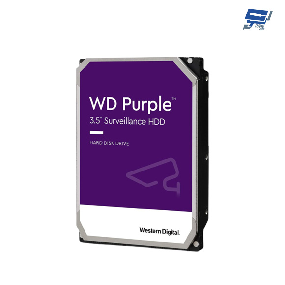 昌運監視器 WD紫標PRO 12TB 3.5吋監控專用硬碟WD122PURP(WD121PURZ、WD121PURP)