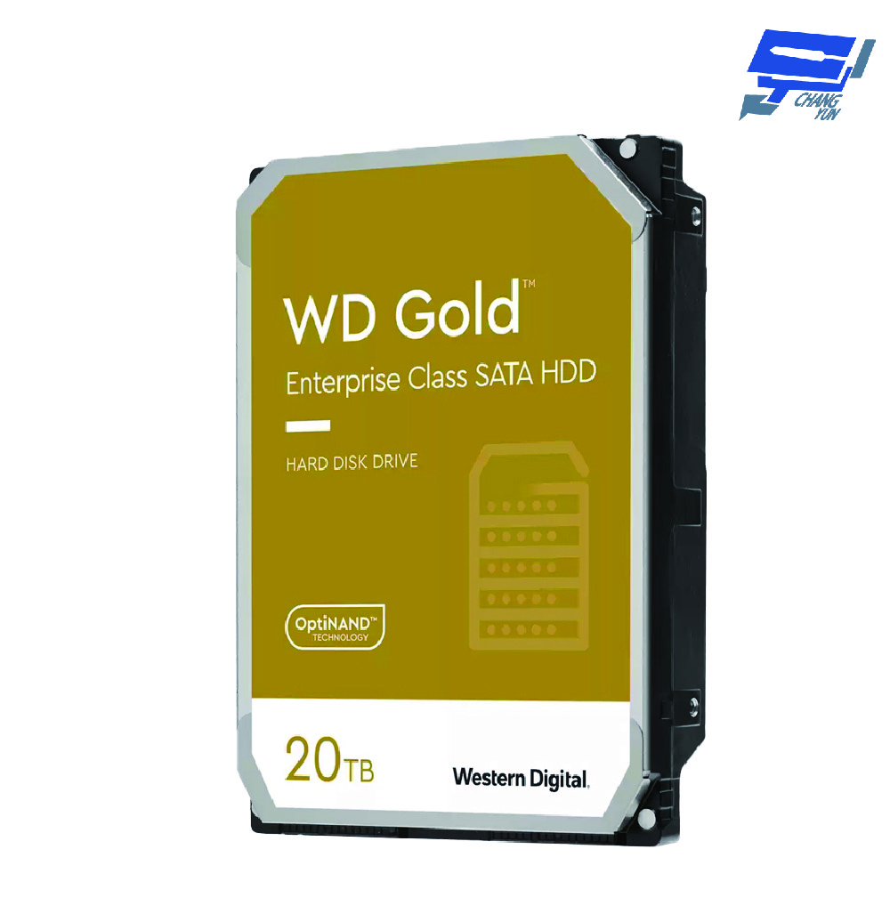 昌運監視器 WD金標 20TB(WD202KRYZ) (WD203KRYZ) 3.5吋企業級硬碟
