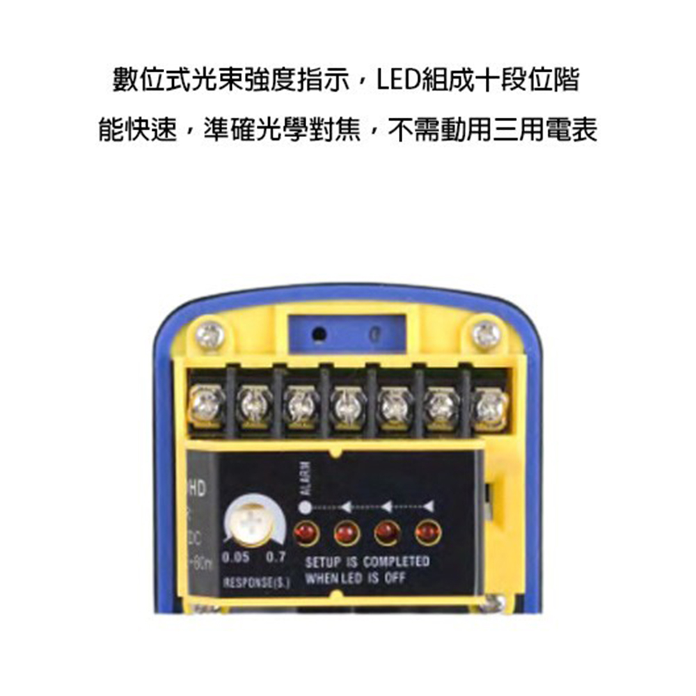 昌運監視器 Garrison LK-120HD 120M 雙軌紅外線偵測器 10段位階LED指示