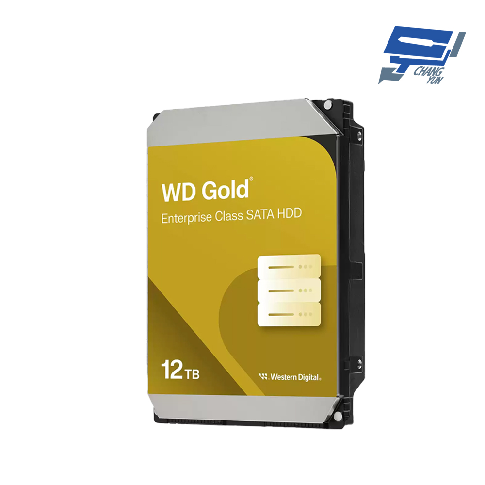 昌運監視器 WD威騰 WD122KRYZ WD Gold 12TB 3.5吋金標企業級硬碟 SATA